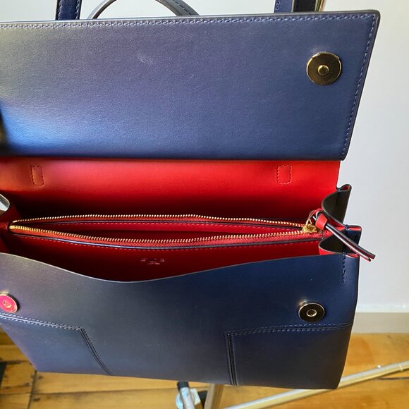 Tory Burch Block T Satchel - New With Tags - Picture 7 of 7